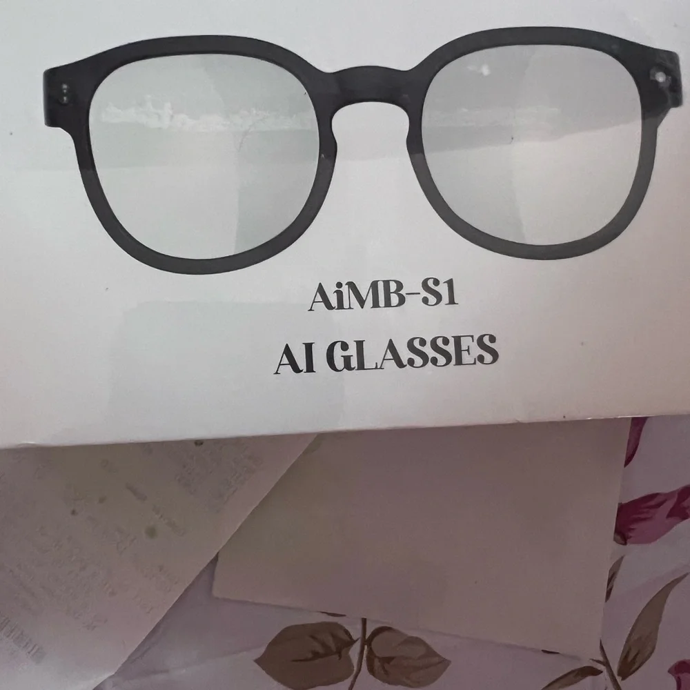 Black AI Glasses